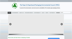 Desktop Screenshot of ppec-paper.com